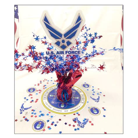 Us Air Force Party Supplies Blue Wings Centerpiece Decorating Kit Ebay