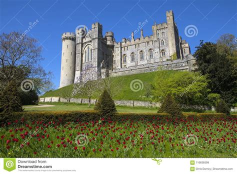 Arundel Castle In West Sussex Editorial Stock Image