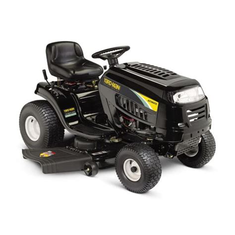 Yard Man Select 195 Hp Automatic 46 In Riding Lawn Mower In The Gas