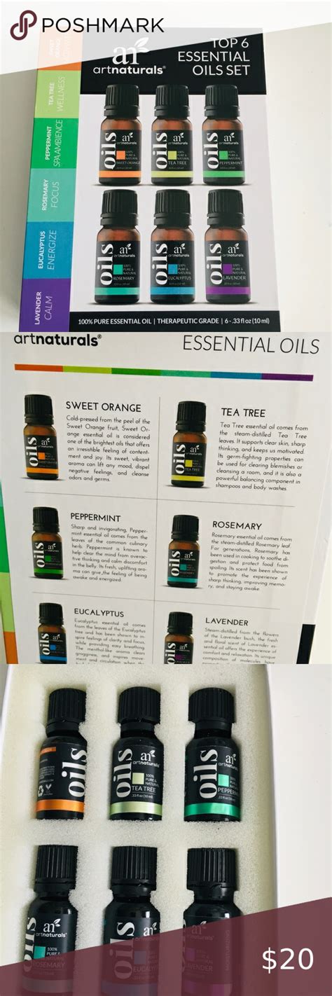 Art Naturals Essential Oils Set Essential Oil Set Natural Essential