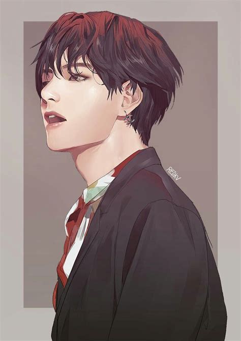 Anime Taehyung Cute Bts V