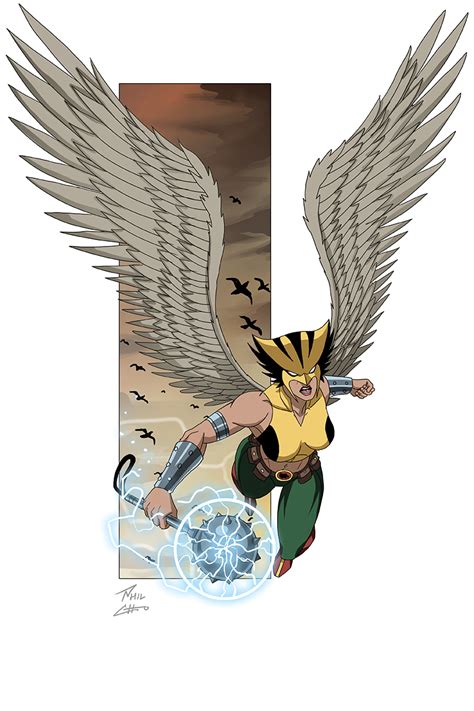 Hawkgirl Commission By Phil Cho On Deviantart