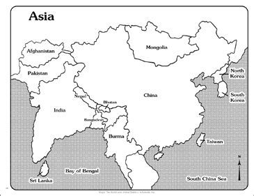 Printable Map Of Asia Labeled Vrogue Co