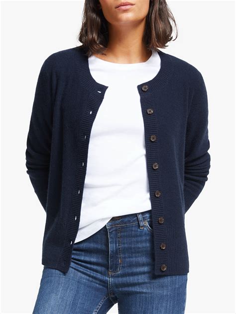 Collection Weekend By John Lewis Cashmere Scoop Neck Cardigan At John