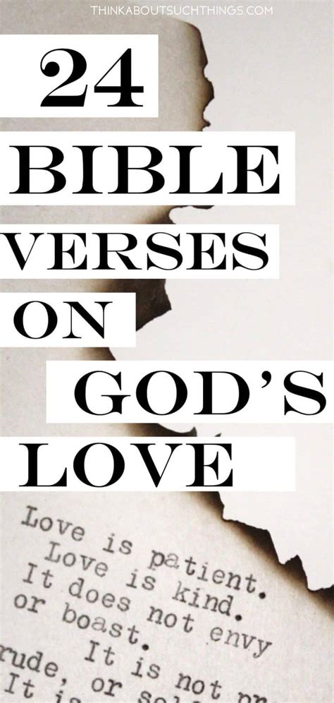 24 Bible Verses About Gods Love To Build Your Faith Think About Such