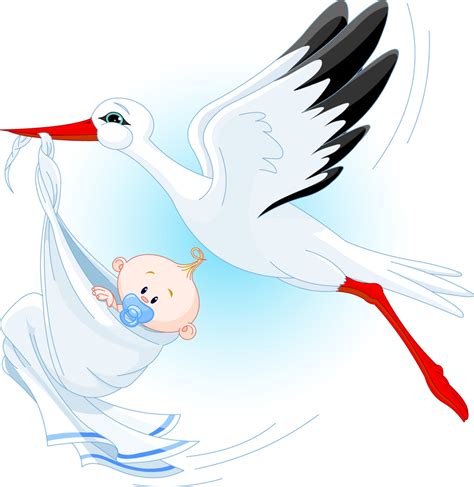 Stork Carrying Baby ClipArt Best