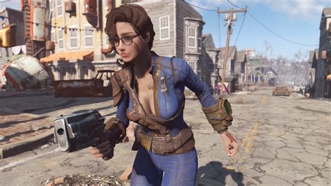 Unzipped Vault Suit Cbbe Bodyslide Awkcr At Fallout 4 Nexus Mods And Community