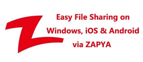 Download Zapya For Easy File Sharing On Windows Ios And Android