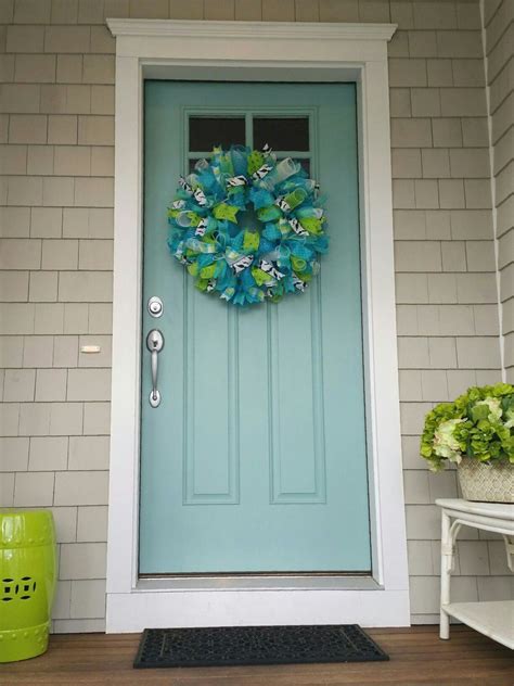 Color palettes affect the overall blue garage doors bring a formal accent color into a house's exterior without being too. Remodeling ideas for your garage | Front door paint colors ...