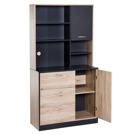 From white storage cabinets to wood storage cabinets, you'll find the right size and look for any space. HOMCOM Wooden Freestanding Kitchen Multi Purpose Storage ...