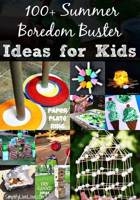 100 Summer Boredom Buster Ideas For Kids Simplify Live Love
