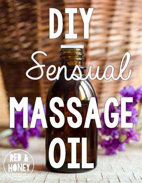 diy sensual massage oil recipe