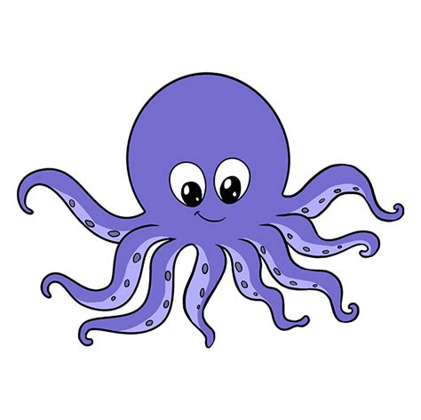 Octopus Drawings For Kids