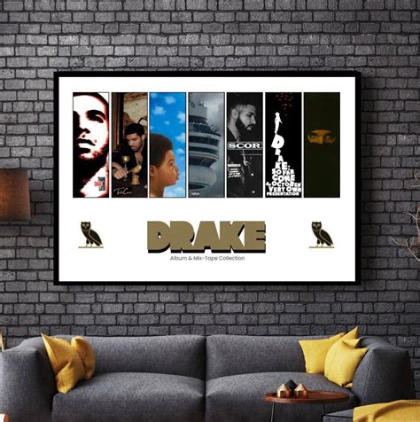 Drake Album Cover Poster Professional Print In Hd Wall Art Etsy
