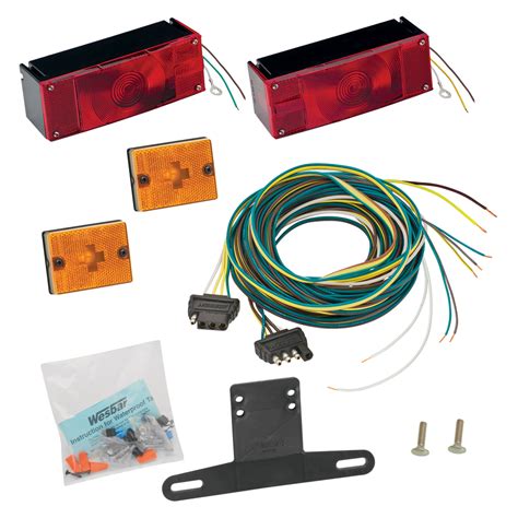This category contains all the parts you need for adding or replacing lights on your trailer. WESBAR WATERPROOF LOW PRO >80" TRAILER LIGHT KIT W/ 25' WIRE | eBay