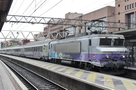 Sncf 7238 Waits For Departure Time To Dijon Ville At Lyon Part Dieu On
