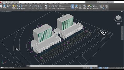 Autocad 3d Architectural Modeling Tutorial Youtube