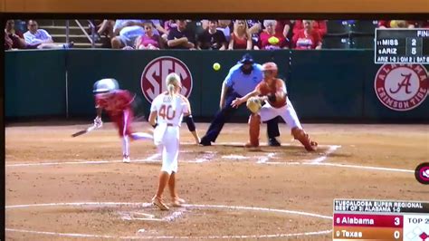 Flipboard Pitcher Miranda Elish Taken To Hospital After Throw Hits Her In Face In Texas Alabama