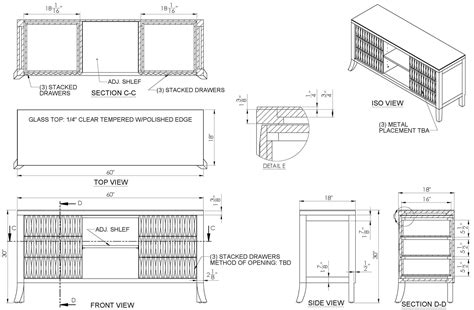 Cad Drawings Demands For Millwork Casework And Furniture Manufacturers