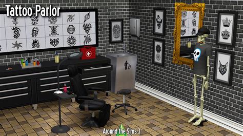 Around The Sims 3 Custom Content Downloads Objects Tattoo Parlor