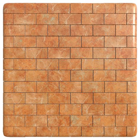 Orange Marble Tile Texture Free Pbr Texturecan
