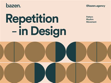 Repetition In Design By Bazentalks On Dribbble