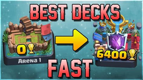 All Best Decks For All Arenas Clash Royale Top Decks For Trophy