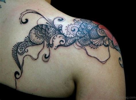 61 Matchless Lace Shoulder Tattoo Designs