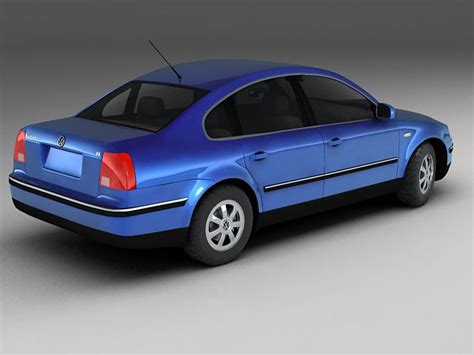 Volkswagen Passat 3d Model Flatpyramid