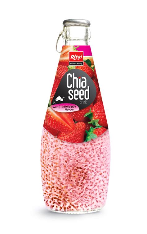 How to drink chia seeds. 290ml Chia Seed drinks with Strawberry Flavour - Private ...