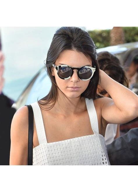 Kendall Jenner Style Unisex Color Mirror Rounded Celebrity Sunglasses Celebrity Sunglasses