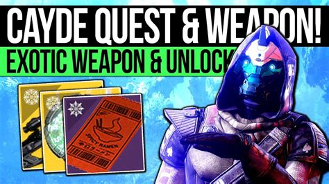 Destiny 2 New Cayde Quest And Exotic Weapon Farewell Reward Solstice