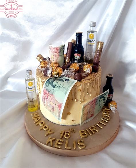 Oh yes, we know that everybody likes cakes but it is. Drip cake 18th Birthday - Sensational Cakes
