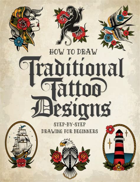 Buy How To Draw Traditional Tattoo Designs Step By Step Drawing Guide