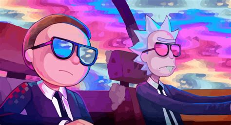 Rick And Morty Trippy Trip Cartoons Live Wallpaper 32493 Download Free