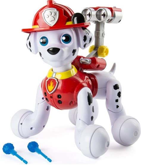 The paw patrol pups are playing on the beach when they discover sea turtle hatchlings. bol.com | Zoomer PAW Patrol Marshall - Hond