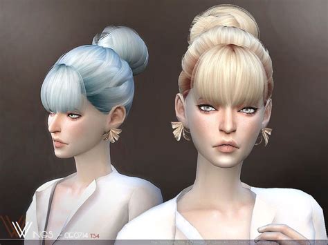 The Sims Resource Wings Oe0714 Hair Sims 4 Hairs Sims4hairs