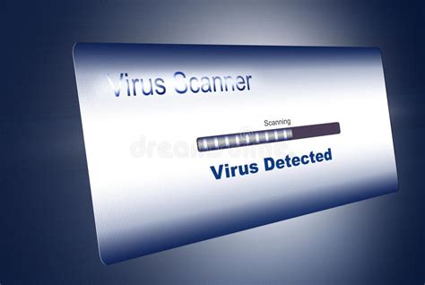 Virus Scan Stock Illustration Illustration Of Defense 33213653