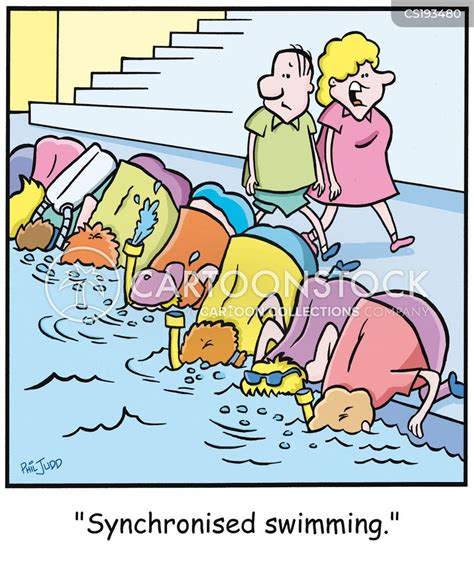 Synchronised Swimming Cartoons And Comics Funny Pictures From