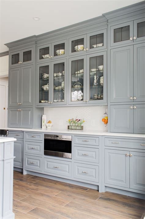 Gray Raised Panel Inset Kitchen — Hartville Cabinet In 2023 Kitchen