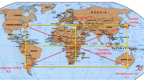 Ley Lines Flat Earth Map United States Map