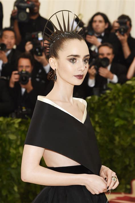 LILY COLLINS at MET Gala 2018 in New York 05/07/2018 - HawtCelebs