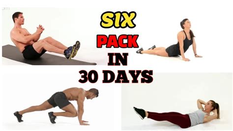 6 Pack Abs In 30 Days Challenge Home Workout Youtube