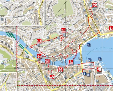 Lucerne Attractions Map