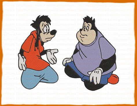 Max Goof And Pj Goof Troop Fill Embroidery Design 1 Instant Download