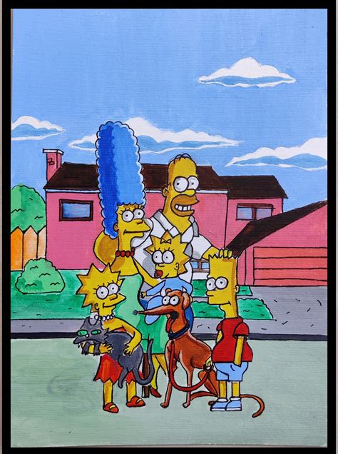 The Simpsons Art Etsy