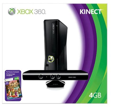 Xbox 360 4gb Console With Kinect Unknown Video Games