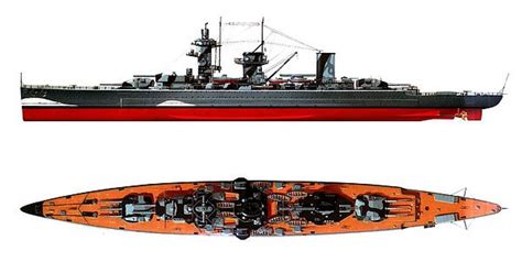 Found A Nice Illustration Of The Graf Spee With The Fake Second Funnel