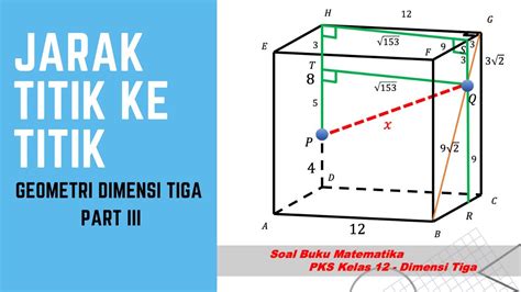 Dimensi Tiga Part 3 Membahas Jarak Titik Ke Titik YouTube