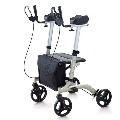 Upright Walker Rollator Stand Up Walking Aids With Forearm Support